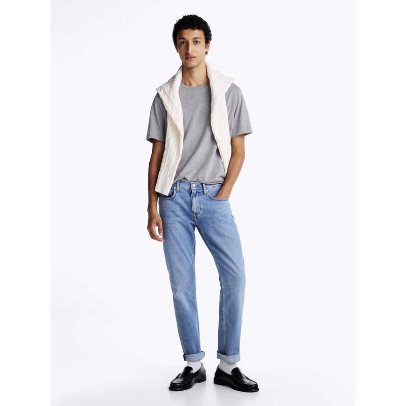 Tommy Hilfiger Essential Regular Fit Heathered Tee image number 3